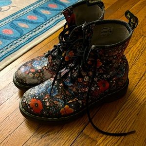 Dr. Marten’s floral combat boots